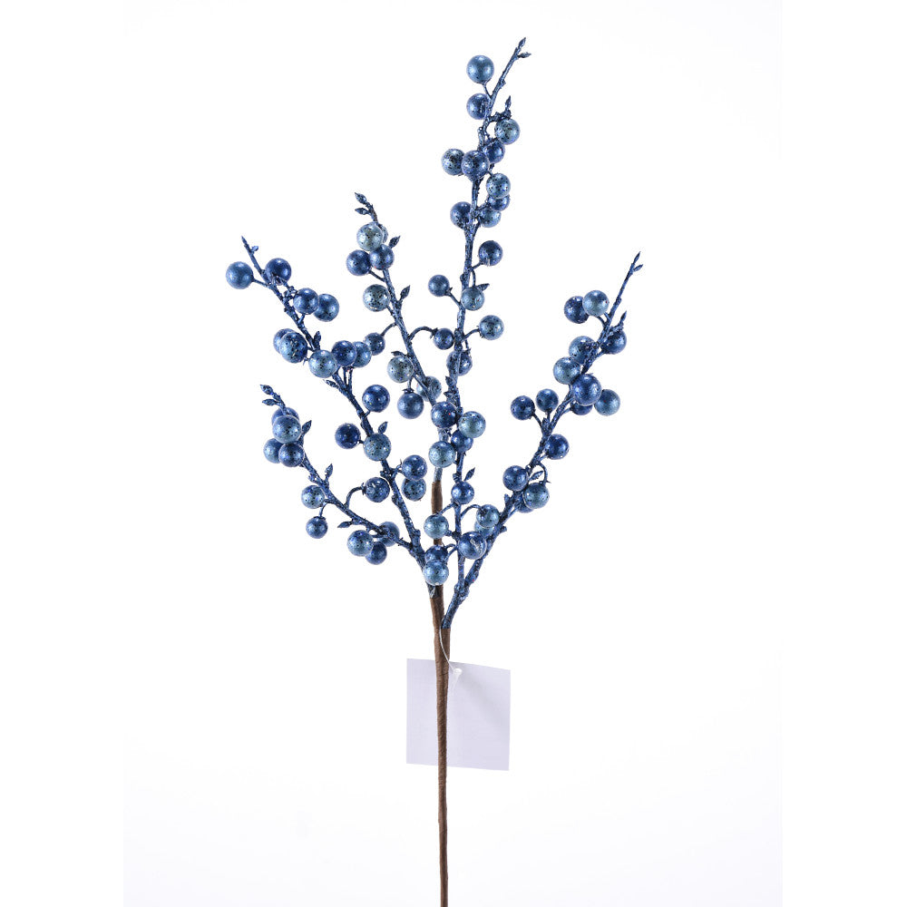 Blue Metallic Glitter Berry Spray