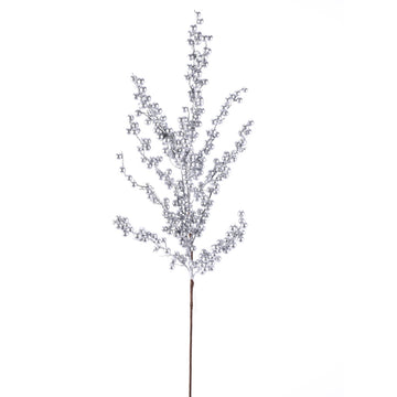 26" Silver Berry Stem