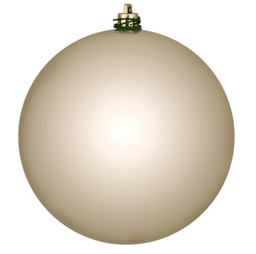 4.75" Oat Pearl Ball Ornament (Set of 4)