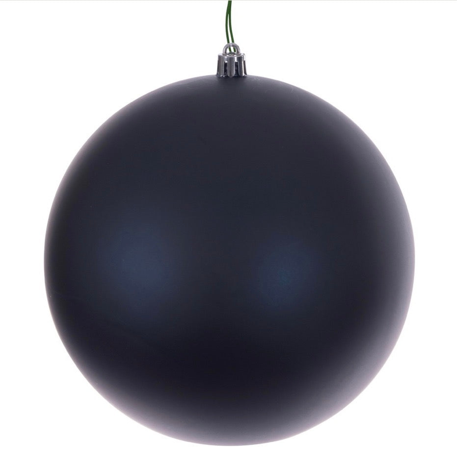 8” Midnight Blue Ball Ornament