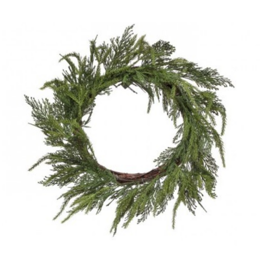 20" Like Real Cedar Wreath
