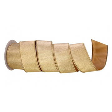 2.5" Gold Shimmery Ribbon
