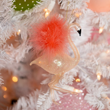 6” Pink Flamingo Ornament