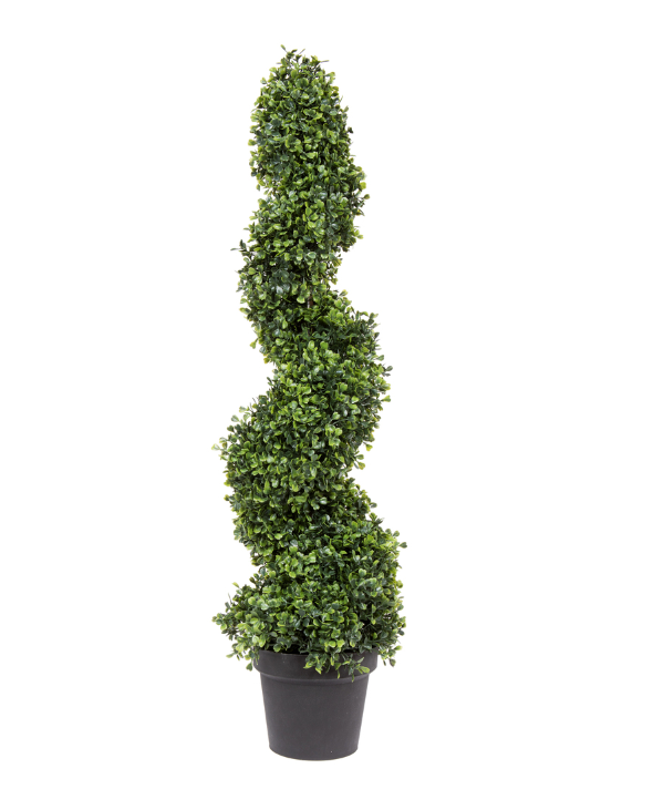 3' Faux Spiral Boxwood Tree
