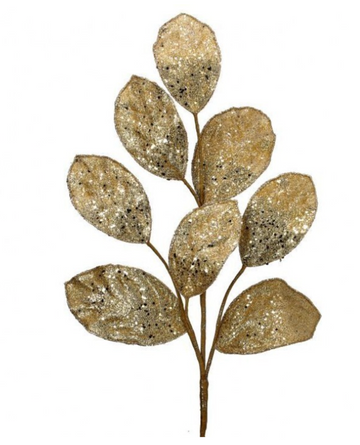 28" Gold Magnolia Leaf stem