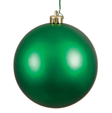 8" Green Matte Ball Ornament