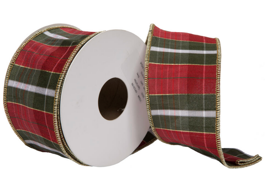 Plaid Dupion Ribbon