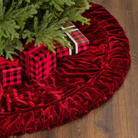 60" Burgundy Tree Skirt