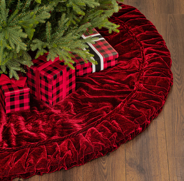 60" Burgundy Tree Skirt
