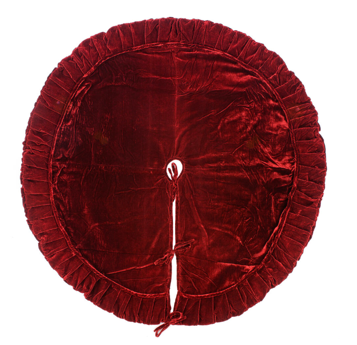 60" Burgundy Tree Skirt