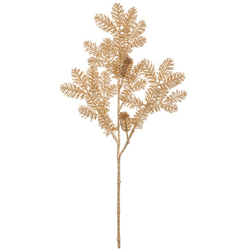 Gold Metallic Pine Spray
