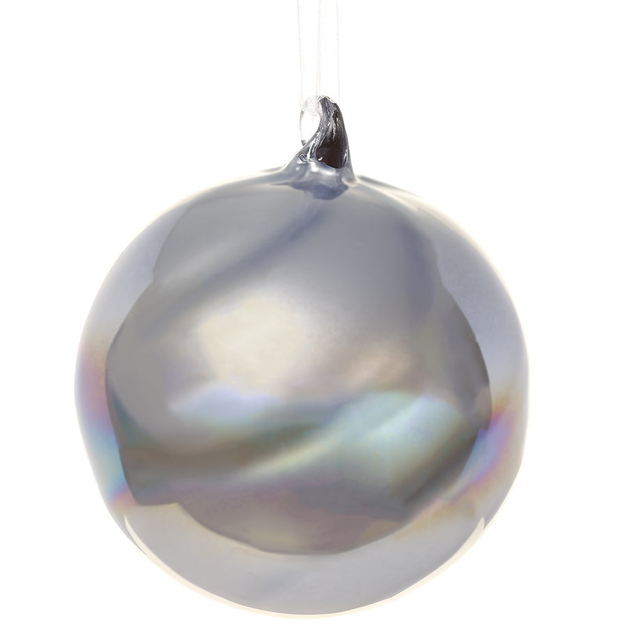 3.5” Lavendar Glass Ball Ornament