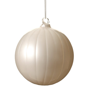 4.75” Lustrous Pearly Ball Ornament