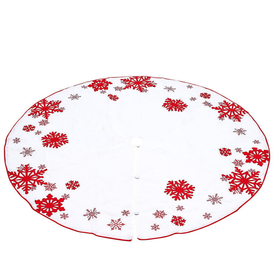 64" Snowflake Tree Skirt