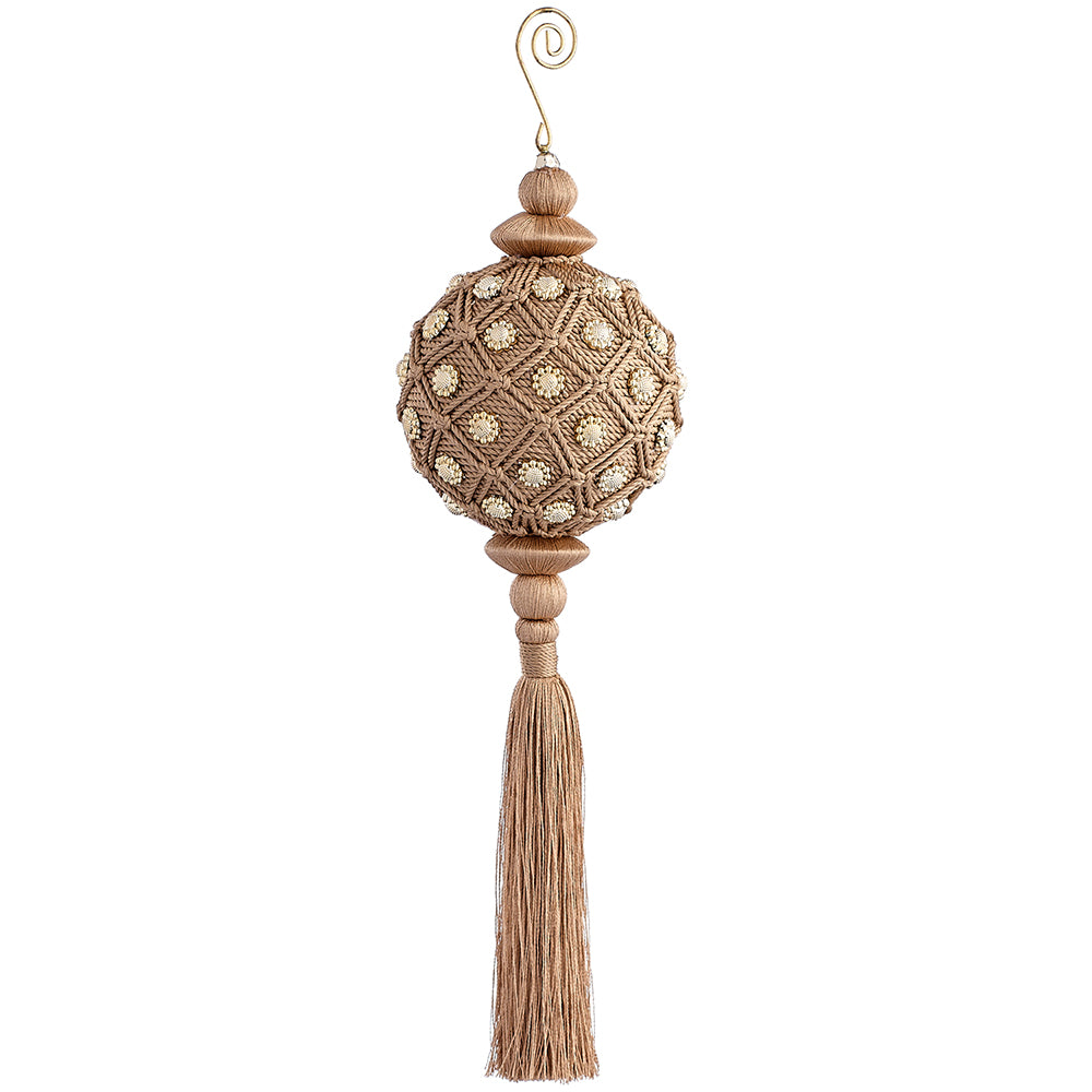 11” Tassled Glam Ornament