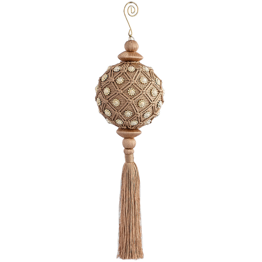 11” Tassled Glam Ornament