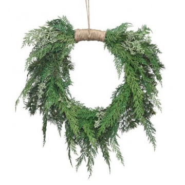 Cedar Heart Hanging Wreath