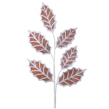 Gingerbread Holly Spray