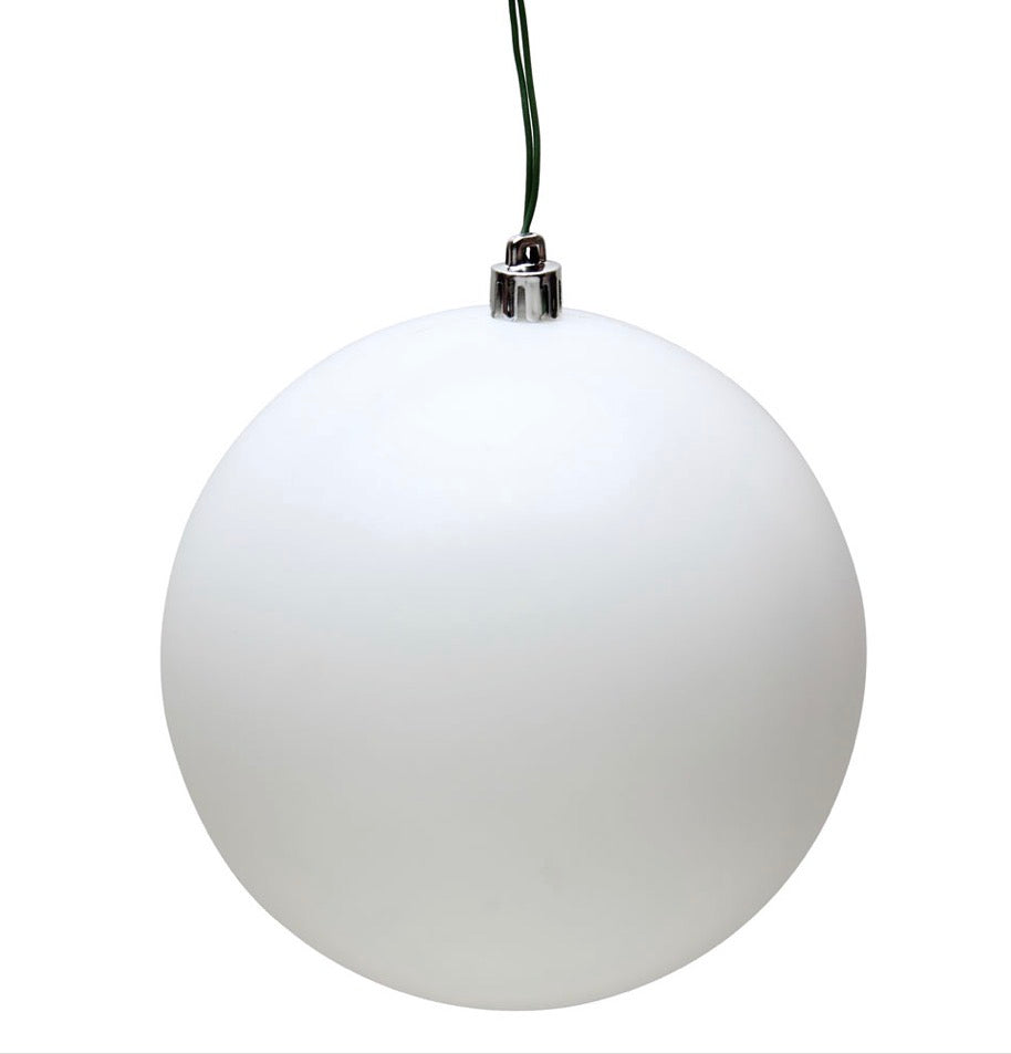 4.75” White Matte Ball 4/bag