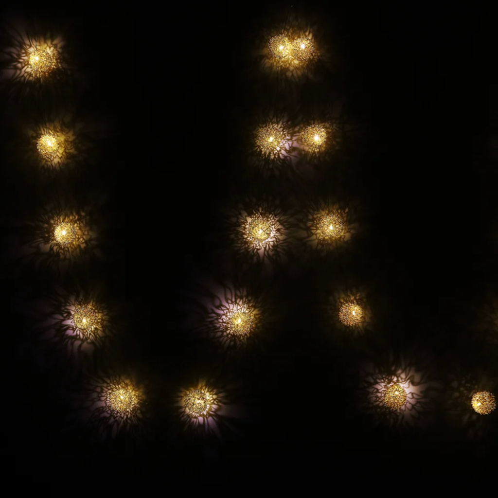 LED Wired Light Garland Pom Pom