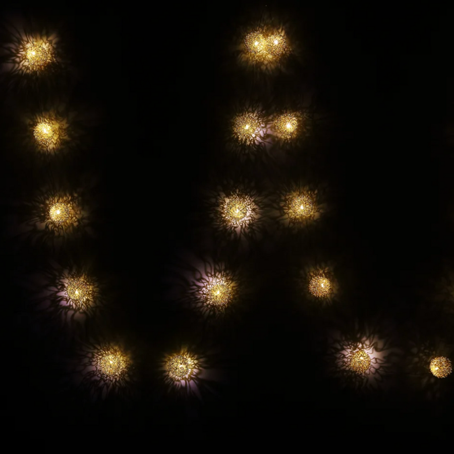 LED Wired Light Garland Pom Pom