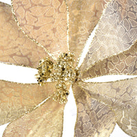 Gold Poinsettia Stem
