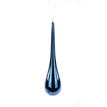 Blue Teardrop Ornament