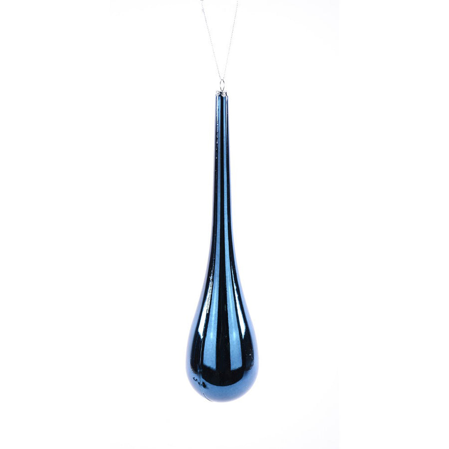 Blue Teardrop Ornament