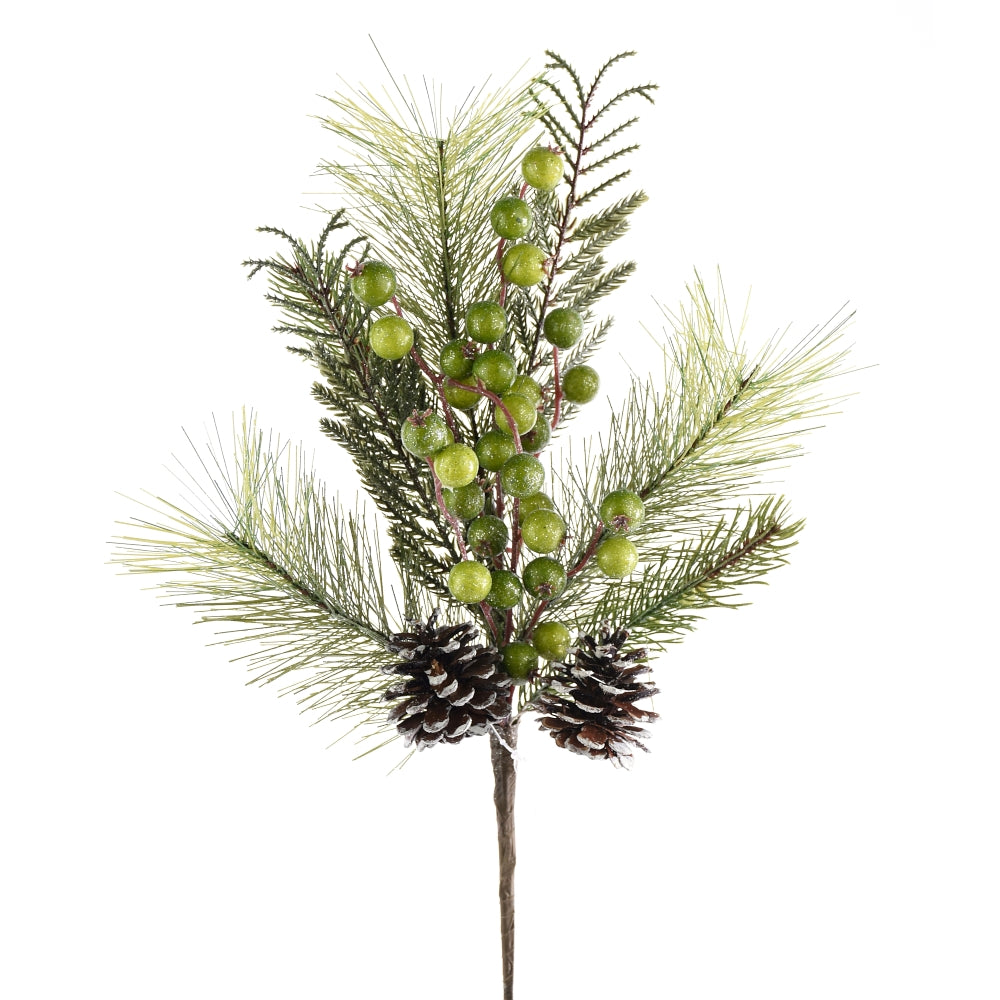 Light Green Pine Berry Spray