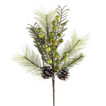 Light Green Pine Berry Spray