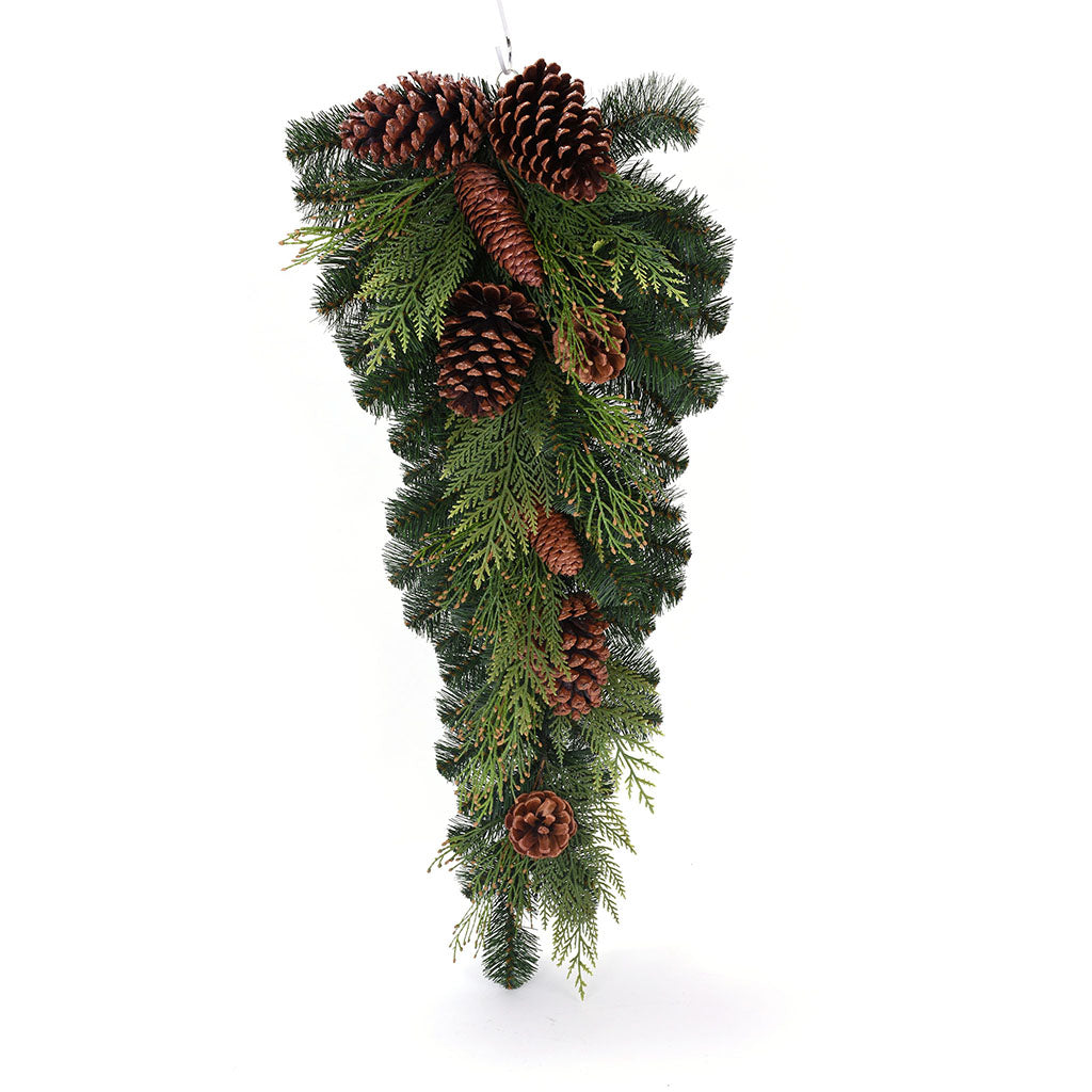 Fir Swag with Pinecone