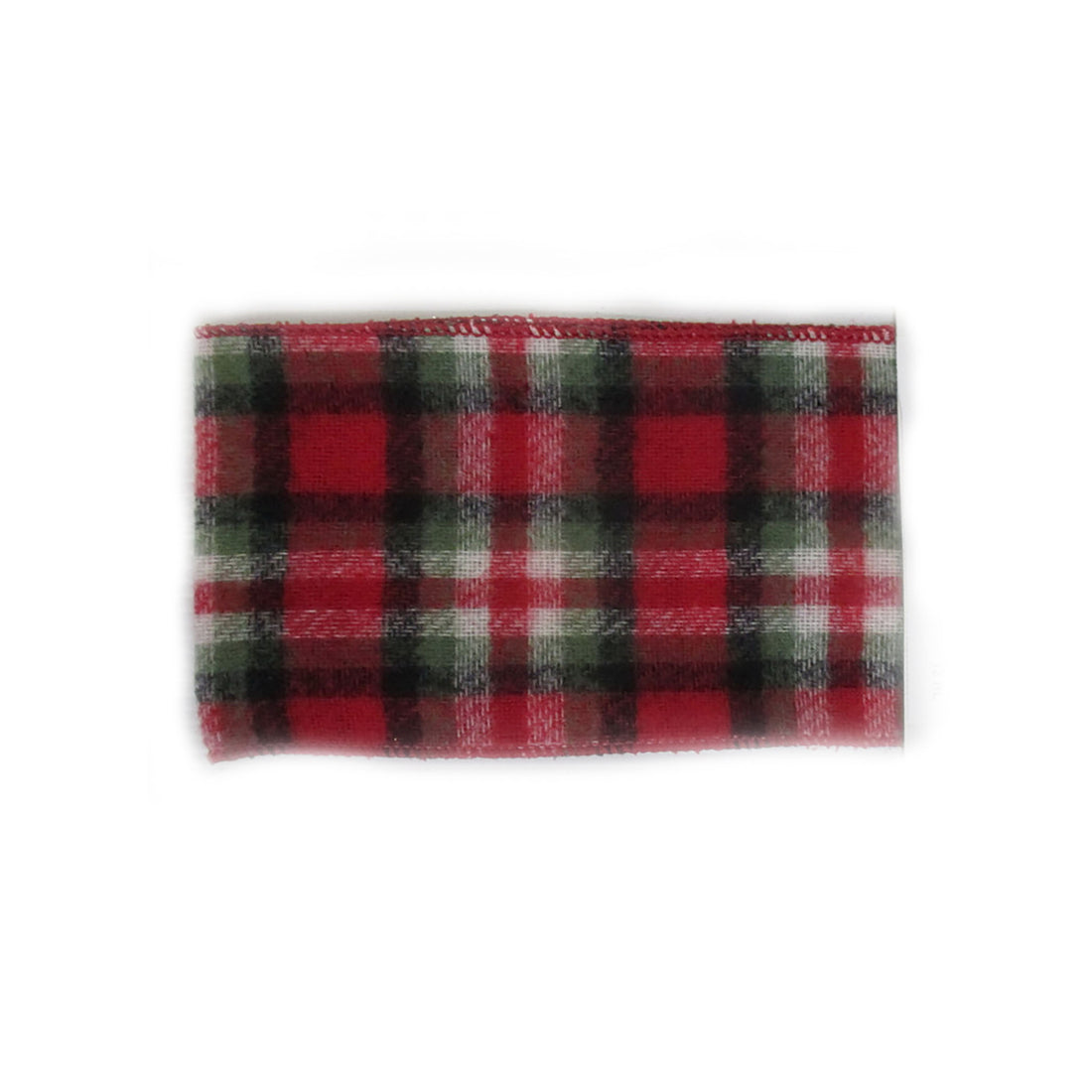 Traditional Green and Red Plaid Ribbon