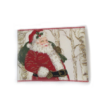 4” Jolly Santa Ribbon