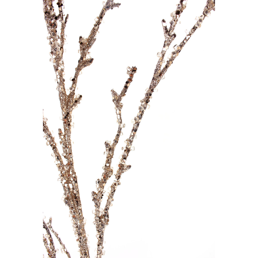 Gold Shimmery Sequin Branch