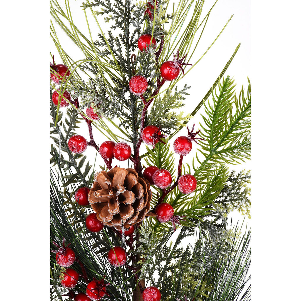 Berry and Pine Cone Spray