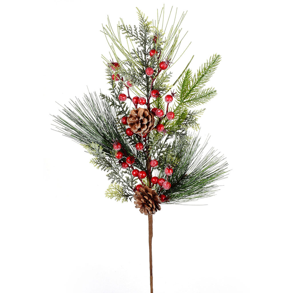 Berry and Pine Cone Spray