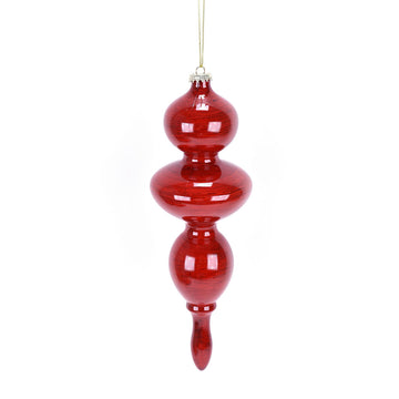 14” Ornate Red Drop Ornament