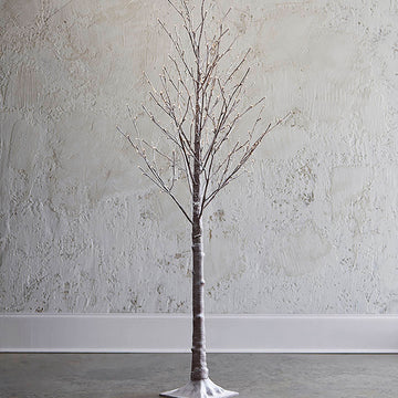 7' Lit Tree with Snow