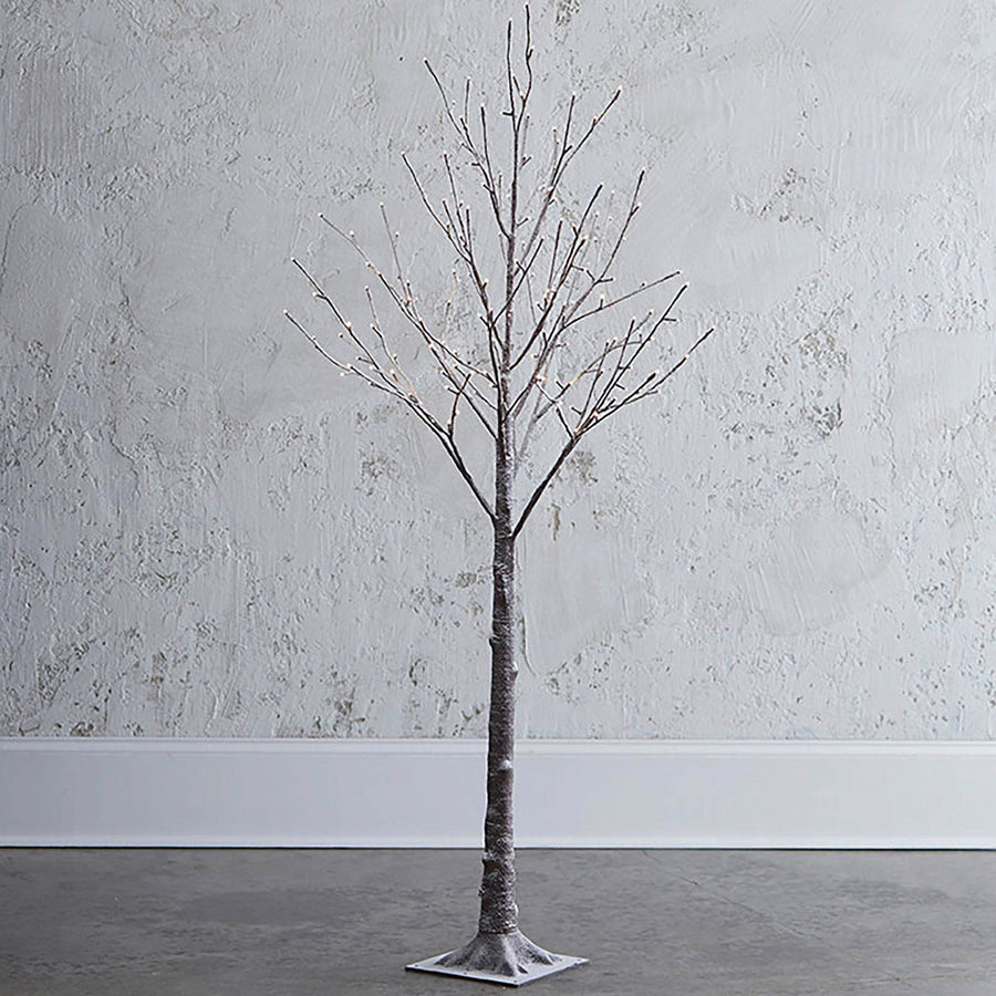 5.5' Lit Tree with Snow