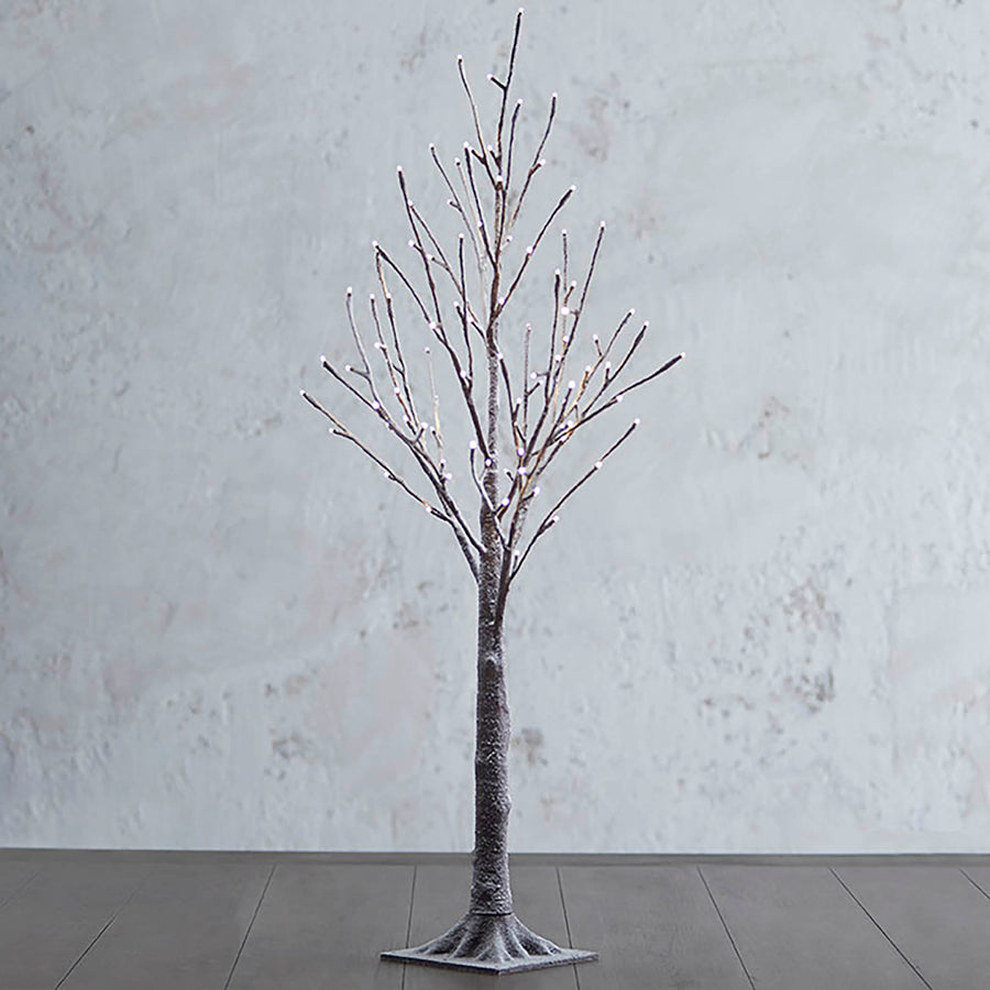 3.5' Lighted Tree with Snow