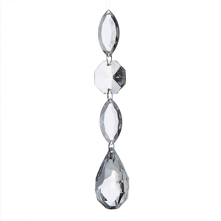 6.5” Jewel Crystal Drop Ornament