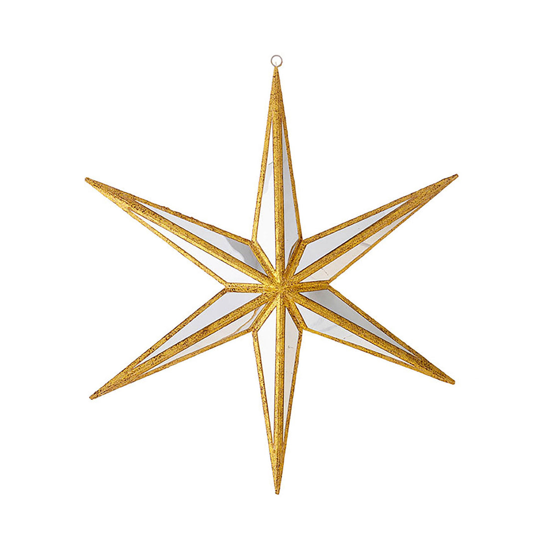 12” Small Star of Mirrors Ornament