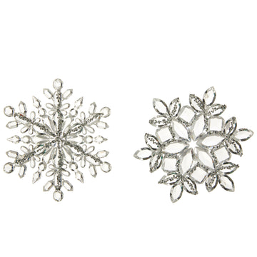 Intricate Snowflake Ornament (Set of 2)