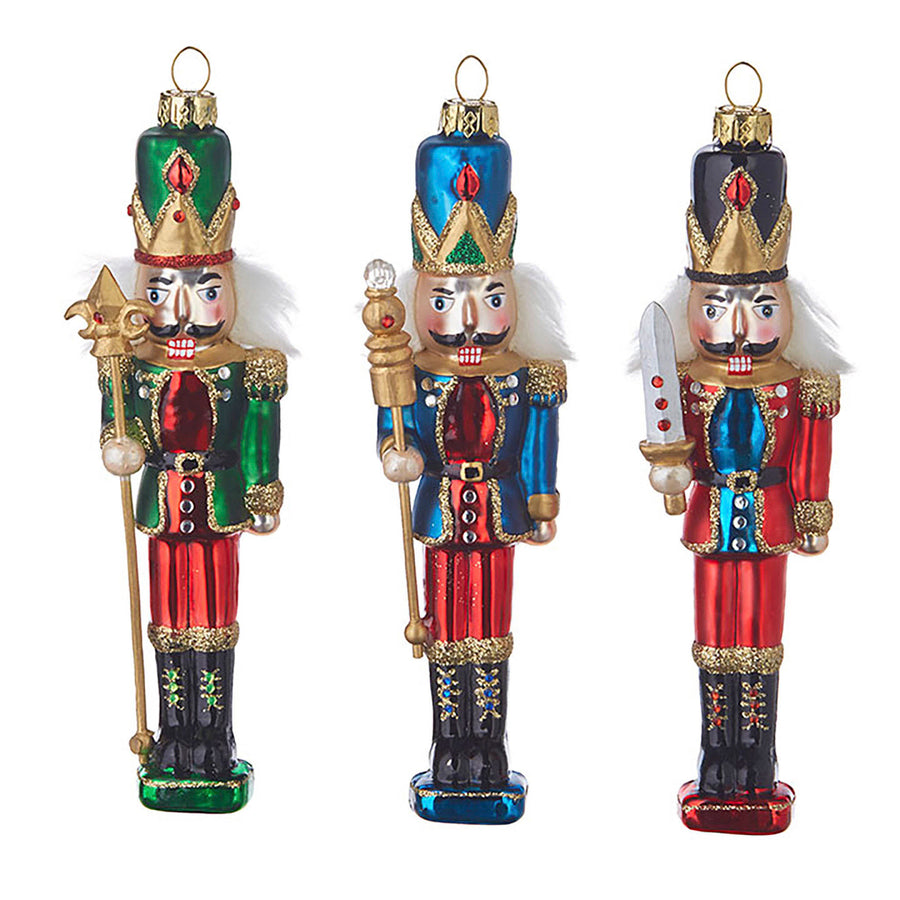 6.5” Nutcracker Soldier Ornament (Set of 3)