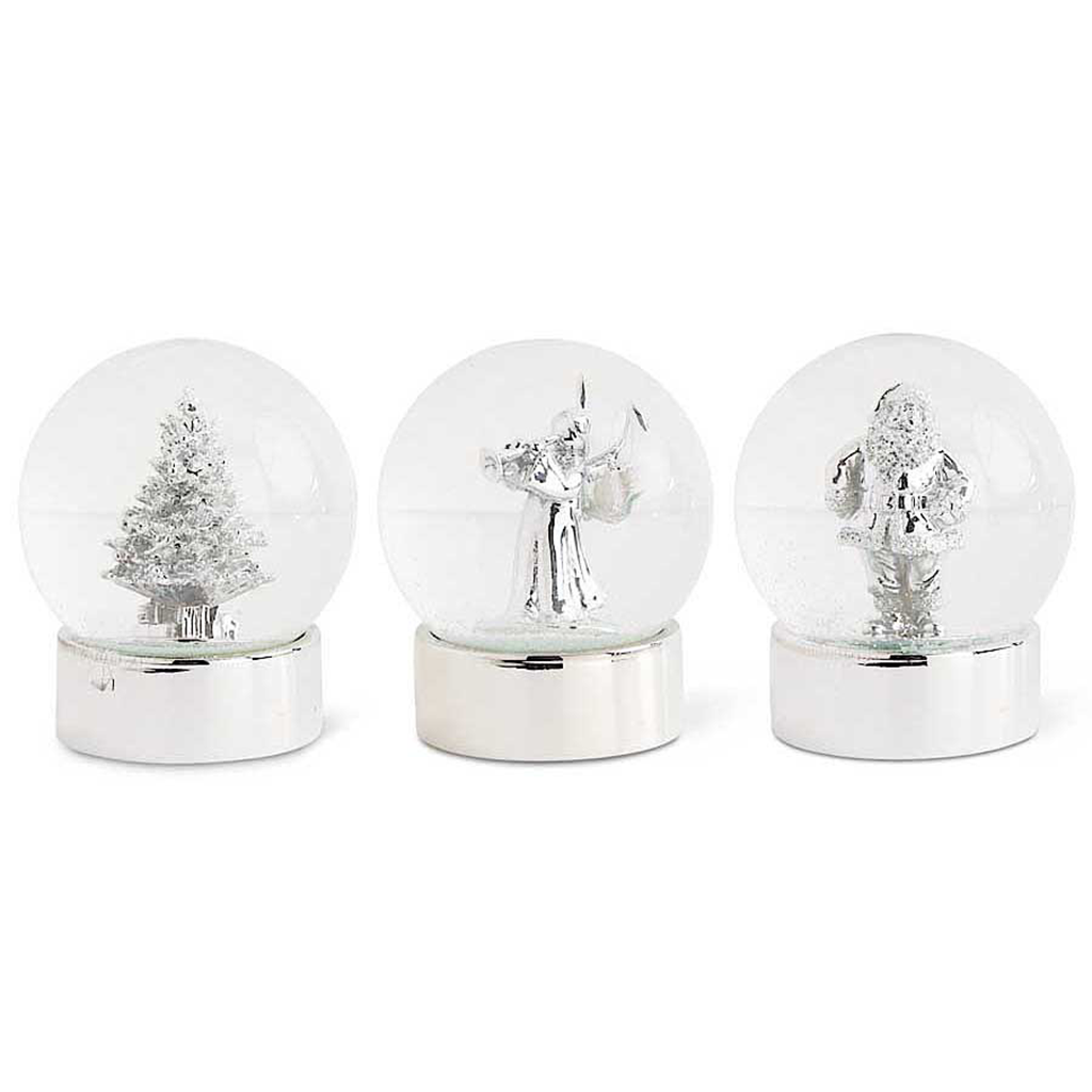Silver Water Globe (Set of 3)