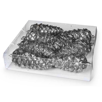 Silver Pinecones (Box of 8)