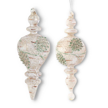 Birch and Pinecone Finial