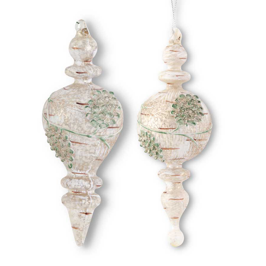 Birch and Pinecone Finial