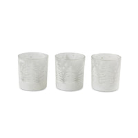 Frosted Tree Votive (Set of 3)