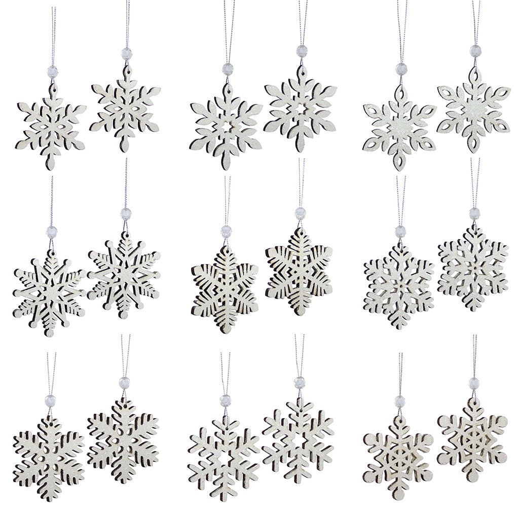 2.75” Snowflake Ornament (Box of 18)